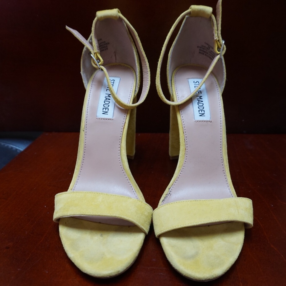 Yellow Steve Madden Heels - Size 7